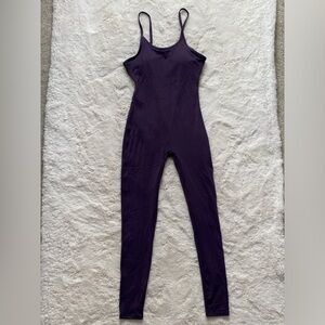 Open V Back Scrunch Jumpsuit